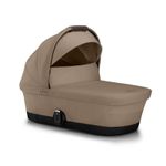 Cybex Gold Gazelle e-Gazelle S Almond Beige Cot 2025 Carrycot Used Excellent