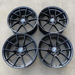 19” BMW 763M CS Style Alloy Wheels Satin Black