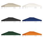Replacement Gazebo Cover Canopy Garden Top Tent Roof Marquee Patio BBQ 4 x 3 m