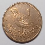 Gibraltar 1p One Penny Coin - Barbary Partridge - 2001