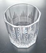 FINE QUALITY WATERFORD/BACCARAT STYLE HAND CUT CRYSTAL  WHISKY/RUMMER - 11 oz