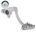 Rear Brake Control Foot Brake Lever Silver For GASGAS Husqvarna TC MC 50 2024-25