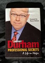 Geoffrey Durham Professional Secrets A Life In Magic Hardback Book Out Of Print 