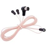FM Antenna Indoor F-Type Female 75 Ohm Radio Coax Wire for Home Stereo Receiver