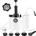 3L Pressure Brake Clutch Fluid Bleeder Bleeding Kit 4 Master Cylinder Adapters