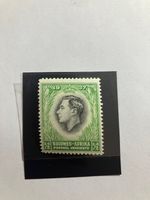 King George V1 1/2d MNH Suidwes- Africa 1937 green postage stamp