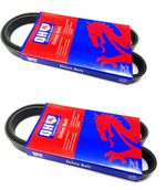 QH Drive Belt Set For Nissan X-Trail 2.2 dCi Alternator & Air Con Belts