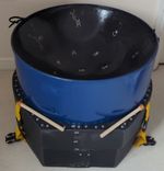 Double Tenor 22.5" Left Steel Drum with Tenor Hammers and Case - Used Condition