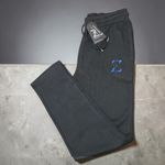 Men's Fleece Joggers - Belt Loops, Drawstring & Zip Pocket Straight-Leg