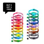 Reflective Breakaway Cat Collar with Bell Adjustable Safety Quick Release