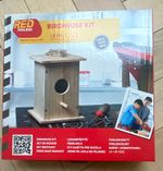 Red Toolbox Build Your Own Wooden Birdhouse Kit, Hanging Small, Complete Kit