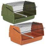 Trixie Transport Box for Birds & Small Animals - Pet Carrier with Handle & Perch