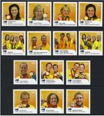 2008 Australia SG# 3038/51 Olympic Gold Medallists set of 14 mint MUH MNH