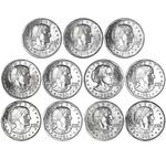Susan B Anthony Dollar Set BU 11 Coin Complete Set 1979 1980 1981 P D S 1999 P D