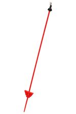 Metal Electric Fence Pigtail Post X25 (102CM Insulator Spring Steel Red Spare)