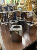 Chrome Tissue Boxes from The Savoy Hotel, London Fine Quality