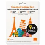Orange France Europe Travel SIM card with Data, text and minutes on roaming