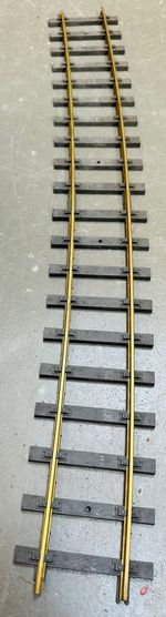 ASTER HOBBY - GAUGE 1 / G SCALE - CURVED TRACK SECTION - 3m RADIUS - 12 DEG ARC