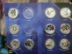 DC Comics Batman Commemorative Silver coin collection + Folder 10/12