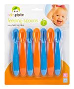 Baby Feeding Weening Spoons 7PK Easy Hold Handle Babies Toddlers 6 Months +
