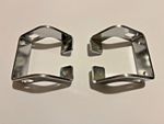 Vintage Pearl Professional  Series Snare Drum Strainer Bed Mount Brackets x 2