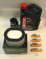 Service Kit Fits Yamaha FZS600 Fazer 1998-2003 Oil Spark Plugs Air & Oil Filter