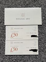 Titanic Spa Gift Voucher X2 Huddersfield