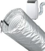 Portable AC Hose Insulation Sleeve, Air Conditioner Hose Cover Wrap for 5" & 5.9