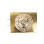 German WW1 Gold and Silver Gott Mit Uns Belt Buckle - Reproduction Reenactment