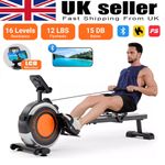 Magnetic Rowing Machine Rower with LCD Monitor Home Gym Fitness Cardio Workout