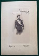 Antique Spanish Royal Presentation Signed Photo King Alfonso XIII Spain Bourbon