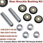 Rear Knuckle Bushing Kit For Yamaha 450 700 Grizzly Kodiak 660 Rhino 50-1034-K