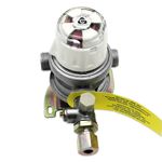 AUTOMATIC GAS BOTTLE CHANGE OVER VALVE 30mb OUTPUT FOR BUTANE 8mm PIPE OUTLET