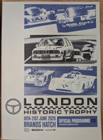 London Historic Trophy Programme Brands Hatch Grand Prix 19-21 Jun 2026 - A4