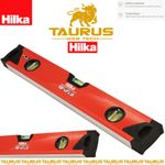 18" HILKA 450mm Spirit Level Aluminium Frame Shock Proof Vertical Hori DIY Vial
