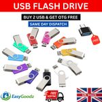 High Speed USB Flash Drive 1/2/4/8/16/32/64/128 GB Memory Pen Stick USB 2.0