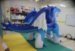 Dragon 2m Cartoon Inflatable Pleasure Toy Party Home Garden Decor Accompany PVC