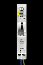 SQUARE D 32 AMP CURVE B 10kA 30mA RCBO TYPE A QOE