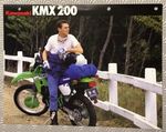KAWASAKI KMX200 Motorcycle Sales Brochure c1990  Ref 99943-1936 ALL-E IX-X