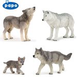 PAPO Wild Animal Kingdom WOLVES - Choice of 7 different Wolf with with Tags