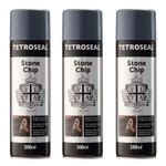Tetrosyl SCS501 Stonechip Protection Underseal Aerosol Spray Paint Grey x3