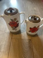 Vintage Russell Hobbs Electric Coffee Maker & Milk Warmer Set Wedgwood No Cable