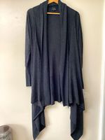 Ted Baker Charcoal Grey "Kristo" Multi-Way Waterfall Cardigan - Size 2 (UK 10)