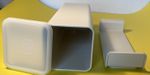 Vintage Tupperware 1696-3 Cheese/Velveeta Keeper Container w/ Tray Insert  Lid