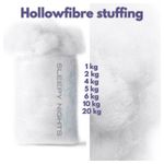 500gsm/1kg/2kg/4kg/5kg/6kg/10kg/20kg TOY STUFFING 100% CARDED HOLLOW FIBRE 