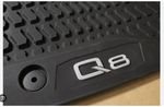 AUDI Q8 GENUINE RUBBER MATS, FRONT/REAR