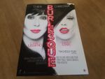 BURLESQUE ... CHER CHRISTINA AGUILERA ORIGINAL 2008 mint MOVIE POSTER 17 yrs old