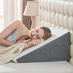 Home Flair Memory Foam Wedge Pillow - White