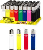 Clipper Refillable Lighters Colourful Multipack Reusable Lighters, Pack of 10 UK