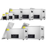 CREWORKS 2/3/6/10/15/22/30L Ultrasonic Cleaner with Heater Timer & Dual Mode